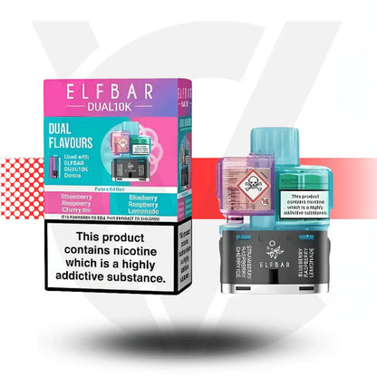Elf Bar Dual 10K Refill Pack - Purple Edition | Cloud Vapez UK