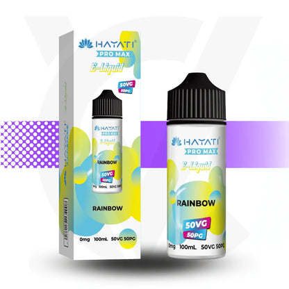 Hayati Pro Max 100ml E-Liquid - Rainbow l Cloud Vapez UK