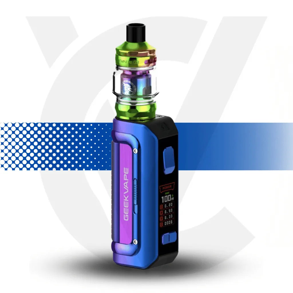 Geekvape Aegis M100 Vape Kit - Rainbow Purple l Cloud Vapez UK