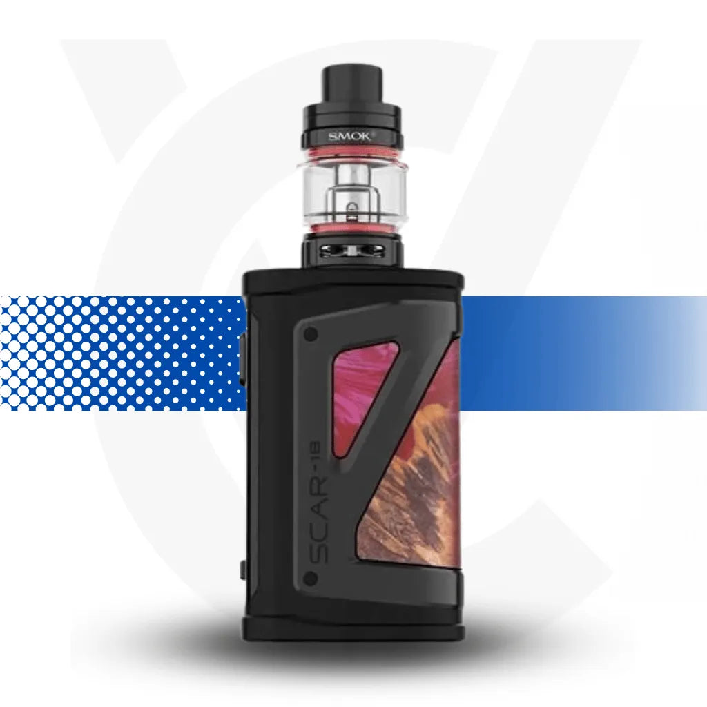 Smok Scar-18 Vape Kit - Red Stabilising Wood l Cloud Vapez UK