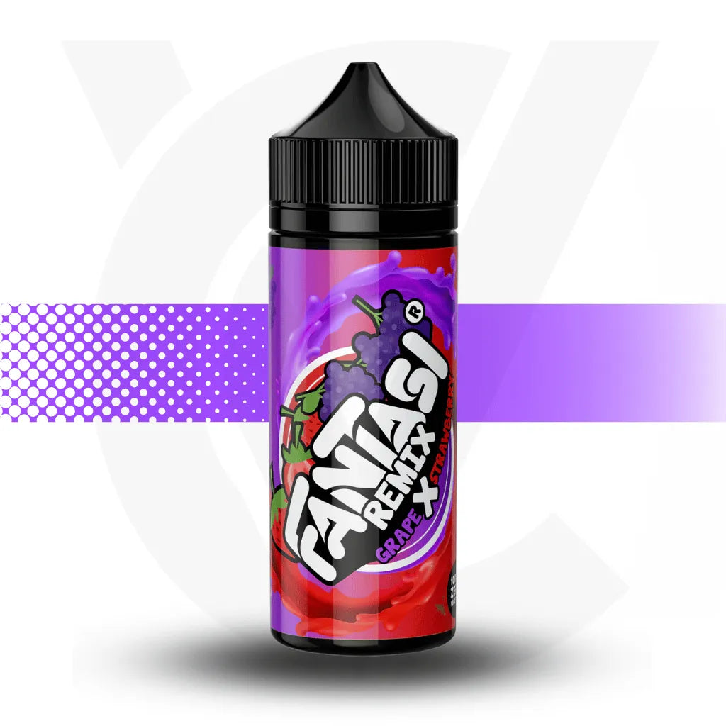 Fantasi 100ml E-Liquid - Remix Grape X Strawberry l Cloud Vapez UK