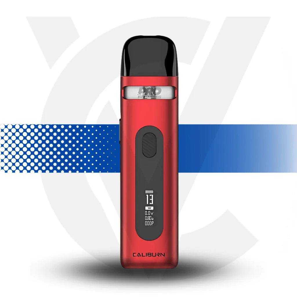 Uwell Caliburn X Pod Kit - Ribbon Red l Cloud Vapez UK