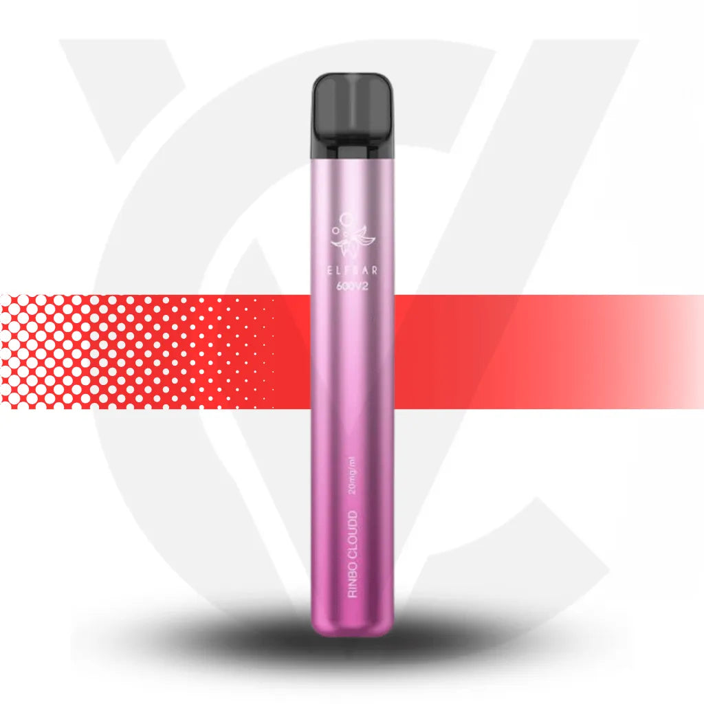 Elf Bar V2 600 Disposable Vape - Rinbo Cloudd l Cloud Vapez UK