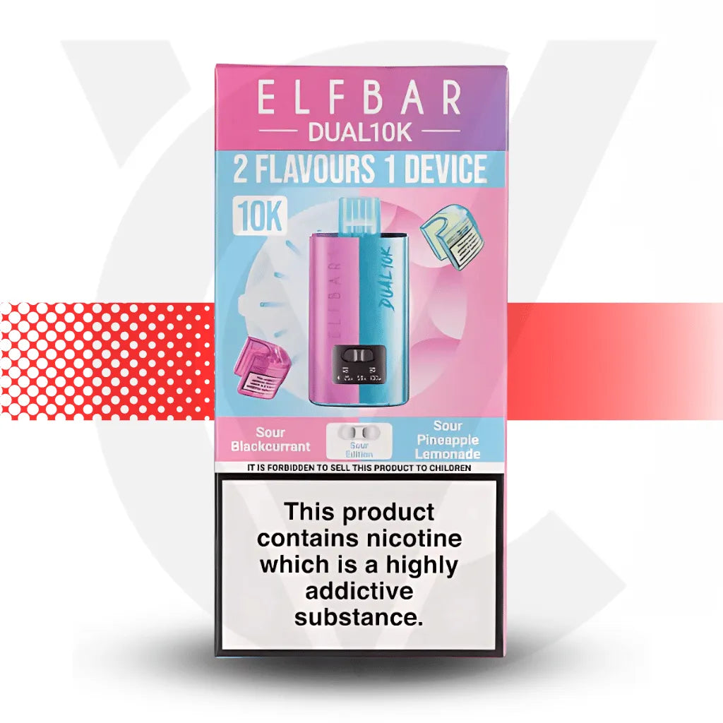 Elf Bar Dual 10K Pod Kit - Sour Edition | Cloud Vapez UK