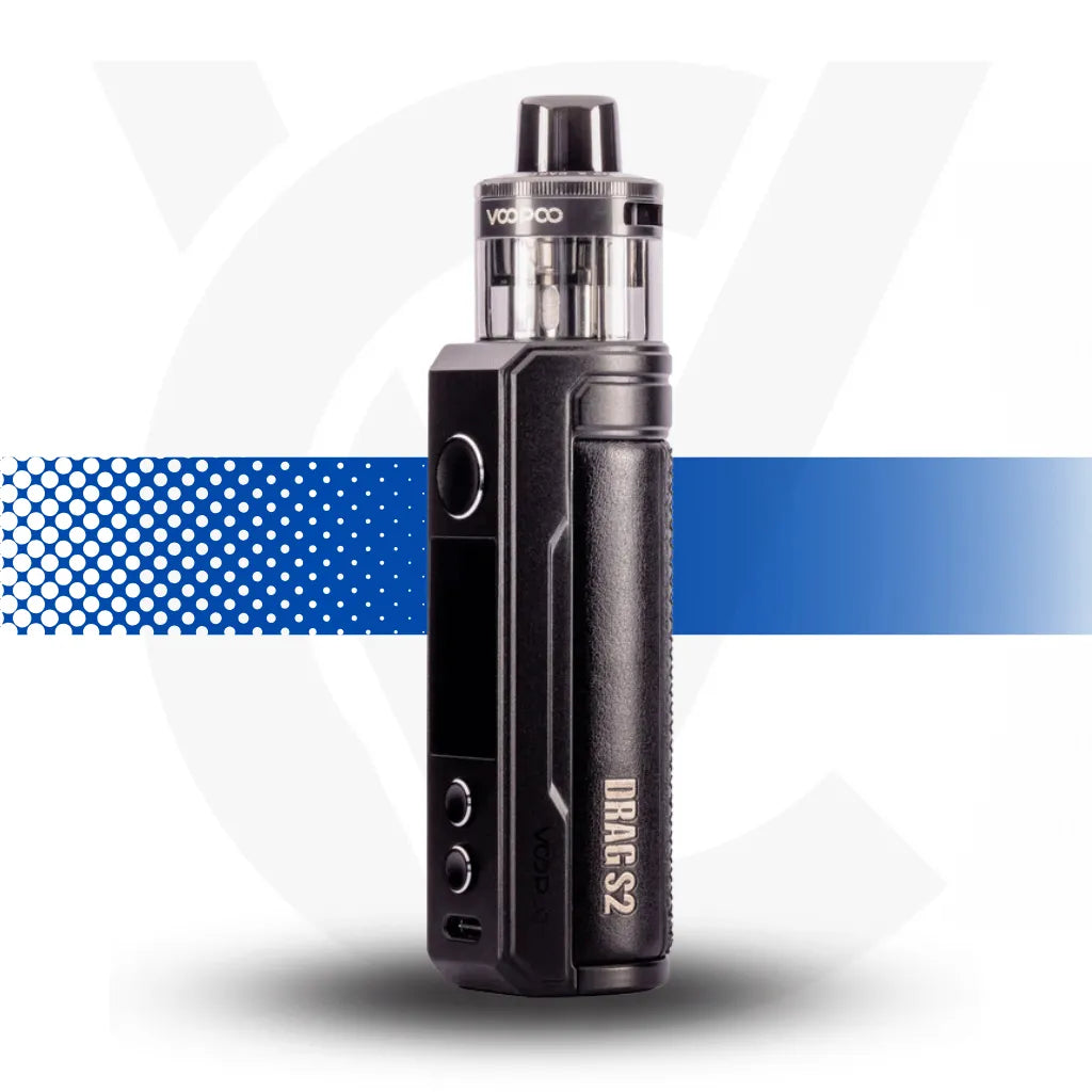 Voopoo Drag S2 Vape Kit - Spray Black l Cloud Vapez UK