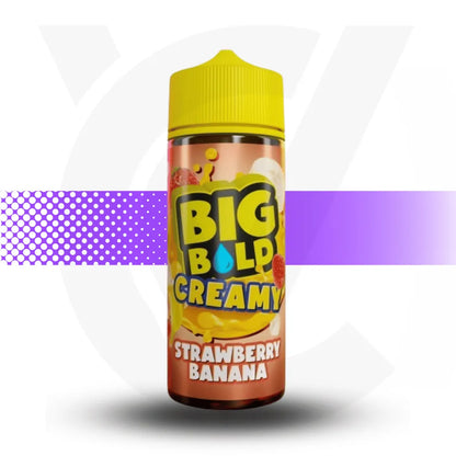 Big Bold 100ml E-Liquid - Strawberry Banana - Creamy l Cloud Vapez UK