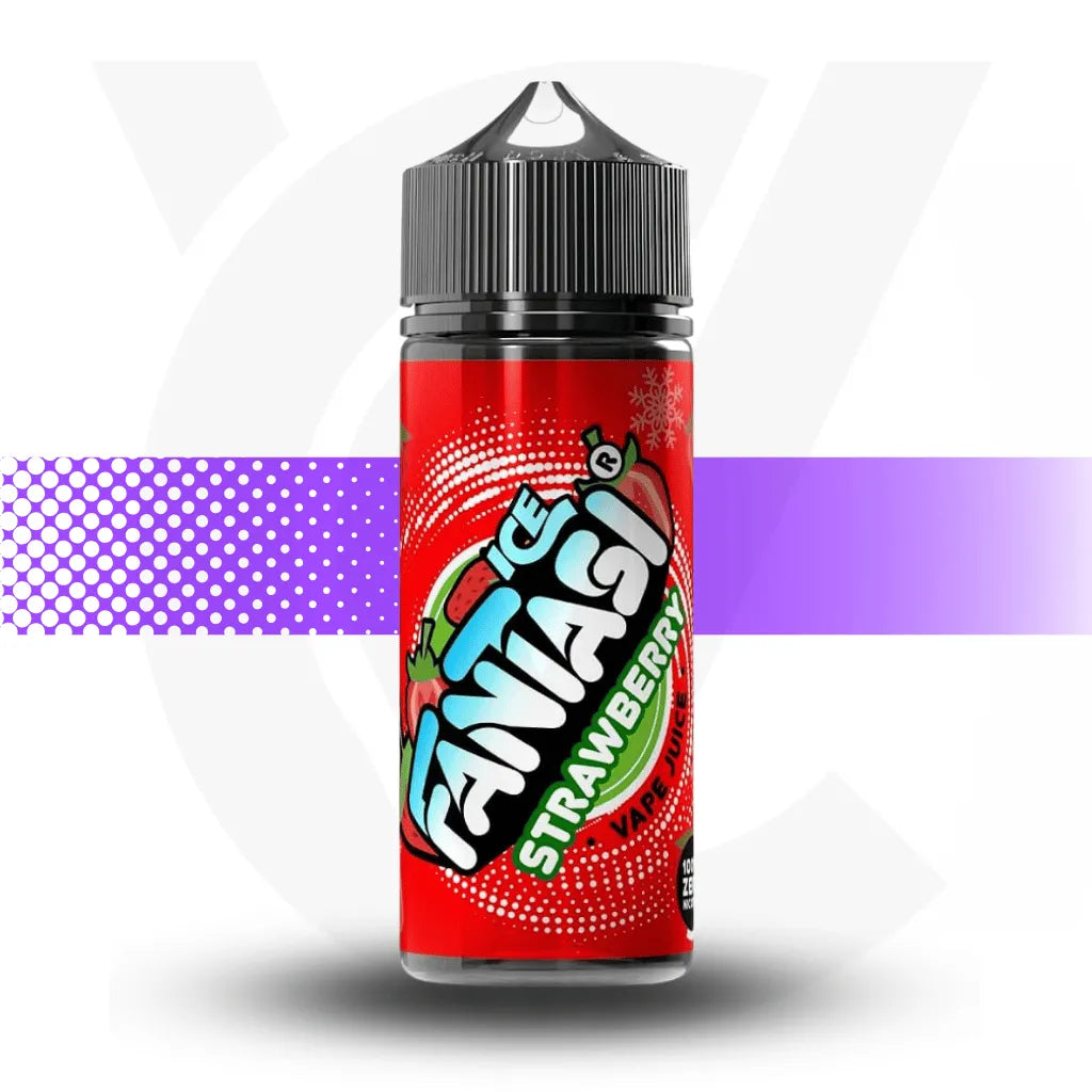 Fantasi Ice 100ml E-Liquid - Strawberry l Cloud Vapez UK