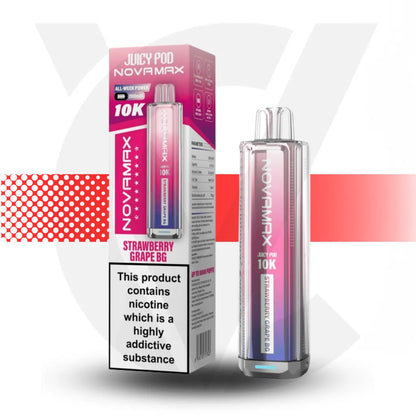 Juicy Pod 10K Prefilled Pod Kit - Strawberry Grape GB | Cloud Vapez UK