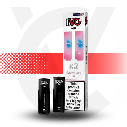 IVG Air Prefilled Pods - Strawberry Ice | Cloud Vapez UK