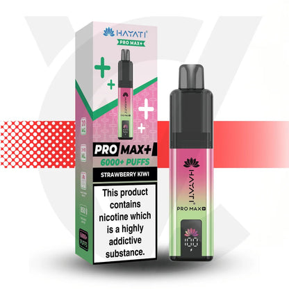 Hayati Pro Max + 6000 Disposable Vape - Strawberry Kiwi | Cloud Vapez UK