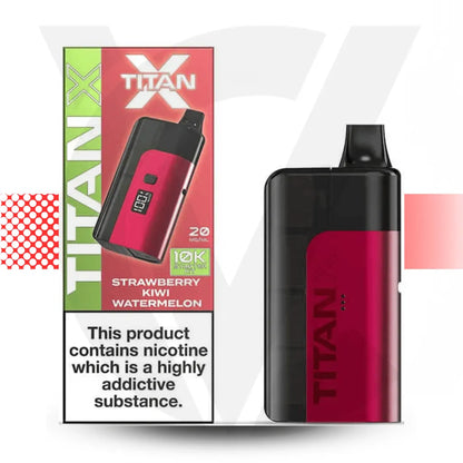 Titan X 10K Prefilled Pod Kit - Strawberry Kiwi Watermelon | Cloud Vapez UK