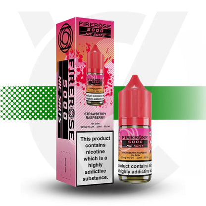 Elux Firerose 5000 20mg Nic Salt - Strawberry Raspberry | Cloud Vapez UK