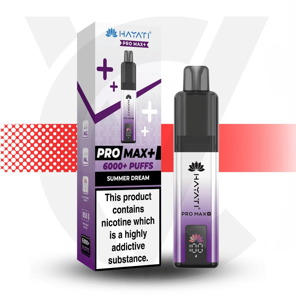 Hayati Pro Max + 6000 Disposable Vape - Summer Dream | Cloud Vapez UK