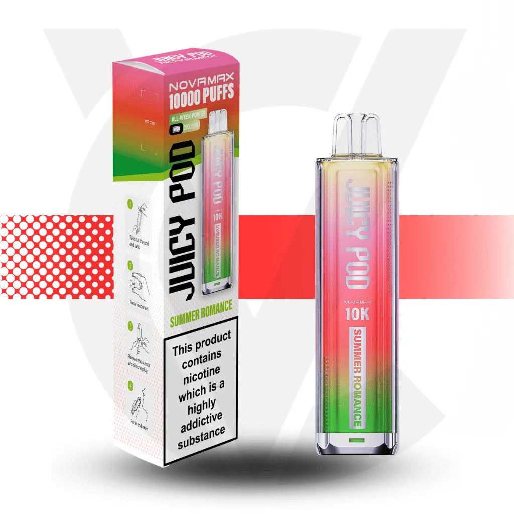 Juicy Pod 10K Prefilled Pod Kit - Summer Romance | Cloud Vapez UK