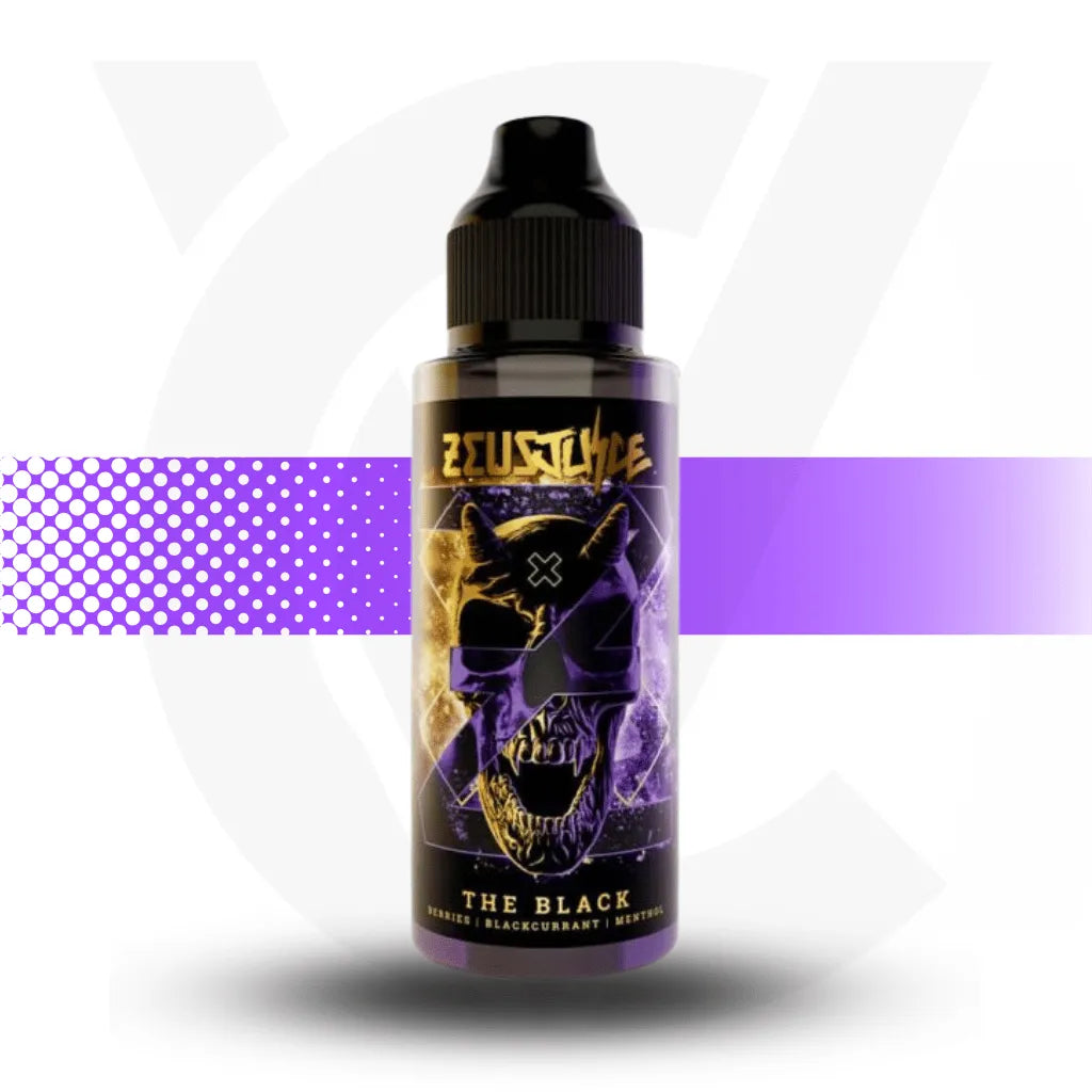 Zeus Juice 100ml E-Liquid - The Black l Cloud Vapez UK