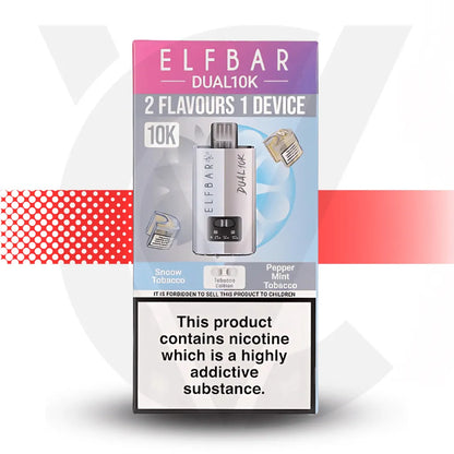 Elf Bar Dual 10K Pod Kit - Tobacco Edition | Cloud Vapez UK