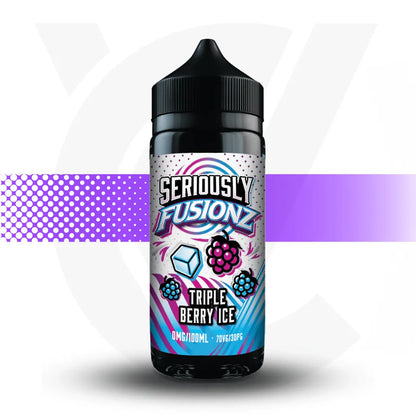 Seriously 100ml E-Liquid - Triple Berry Ice - Fusionz | Cloud Vapez UK