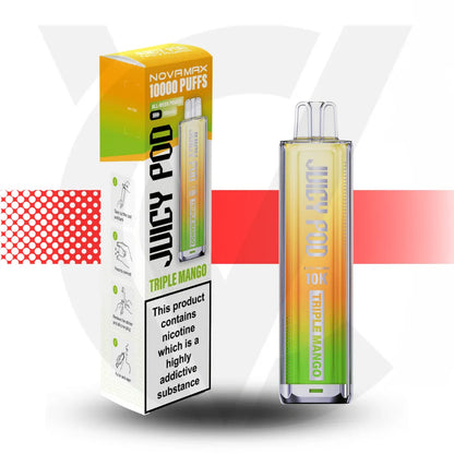 Juicy Pod 10K Prefilled Pod Kit - Triple Mango | Cloud Vapez UK