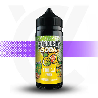Seriously 100ml E-Liquid - Tropical Twist - Soda | Cloud Vapez UK