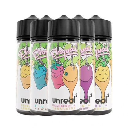 Unreal 3 Tropical E-Liquid Short Fill 100ML - Cloud City UK