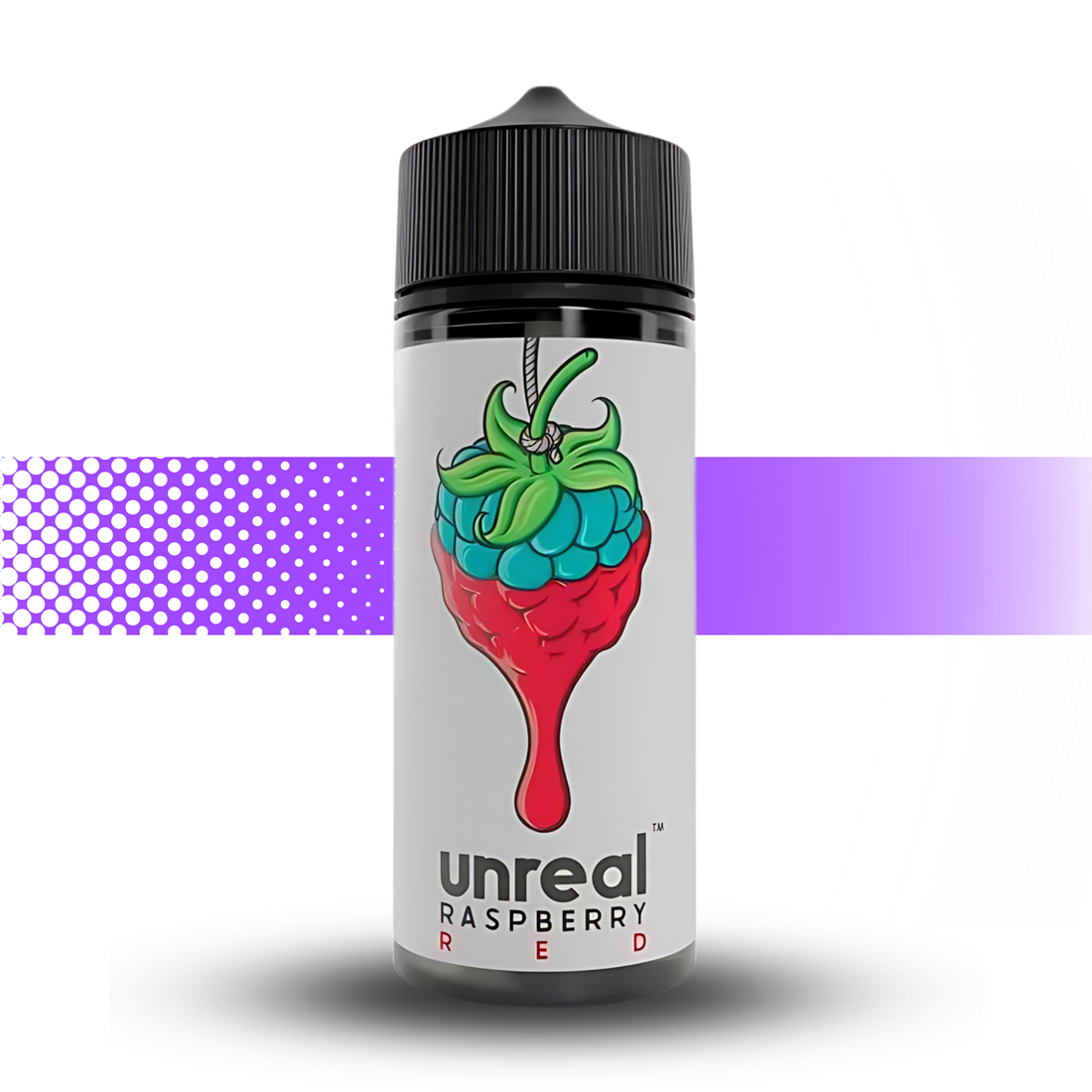 Unreal Raspberry E-liquid Short Fill 100ML - Cloud City UK