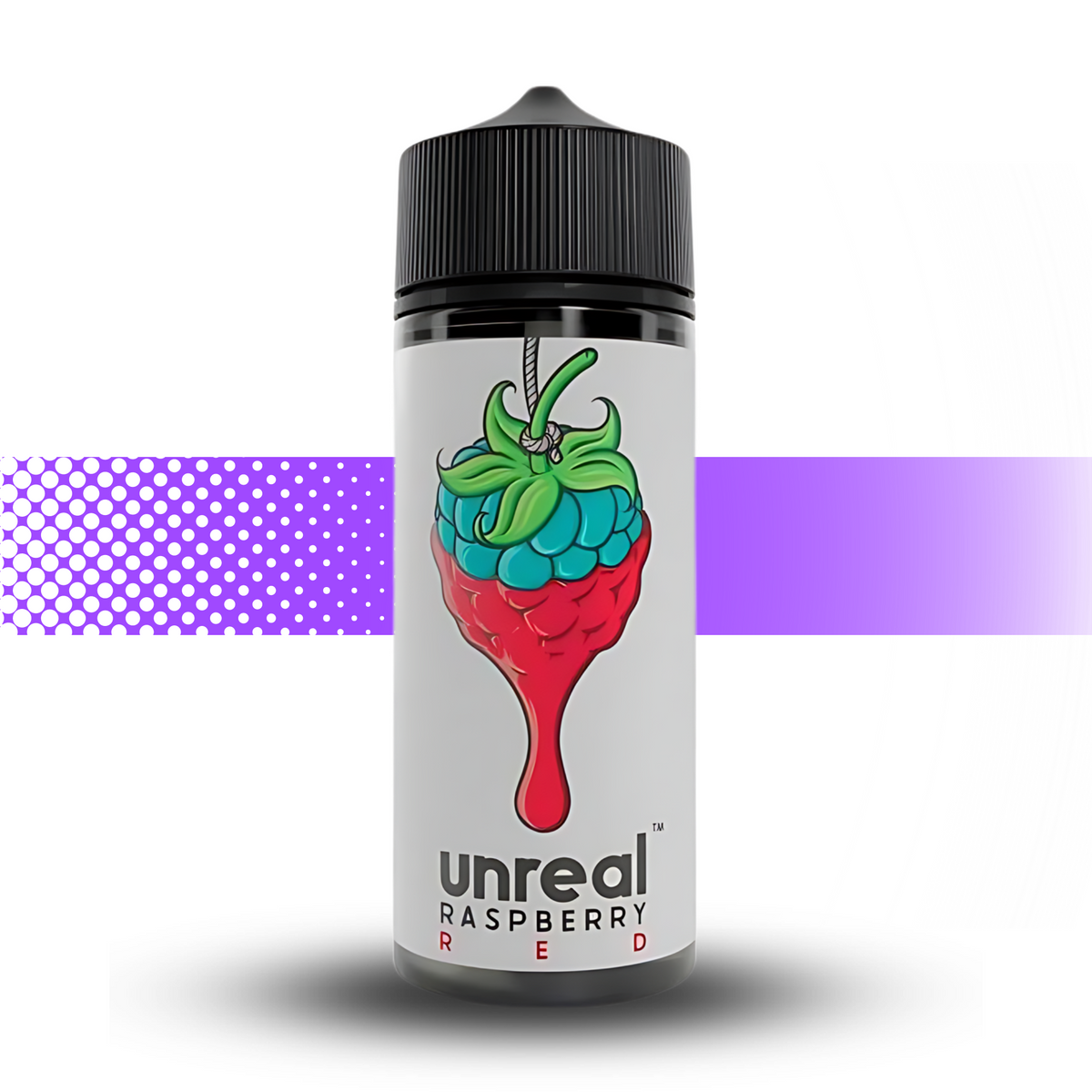 Unreal Raspberry E-liquid Short Fill 100ML - Cloud Vapez UK