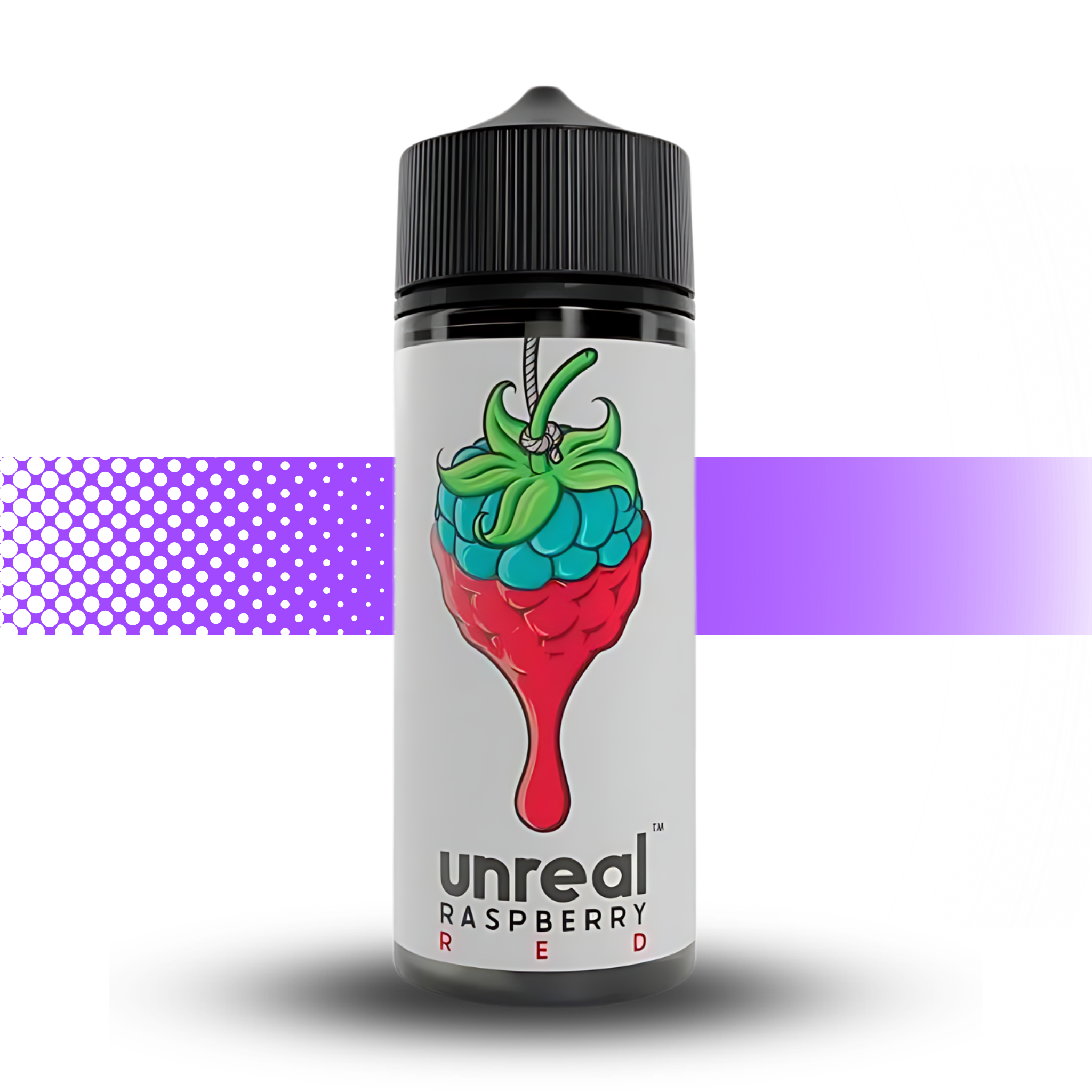 Unreal Raspberry E-liquid Short Fill 100ML - Cloud City UK