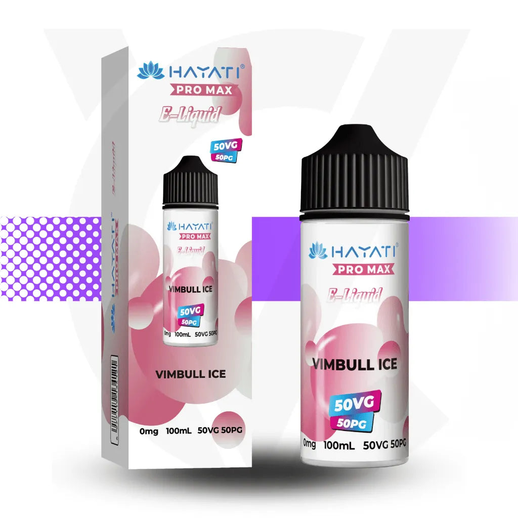 Hayati Pro Max 100ml E-Liquid - Vimbull Ice l Cloud Vapez UK