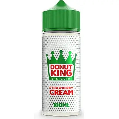 Donut King E-Liquid 100ML Strawberry Cream | Cloud City UK.