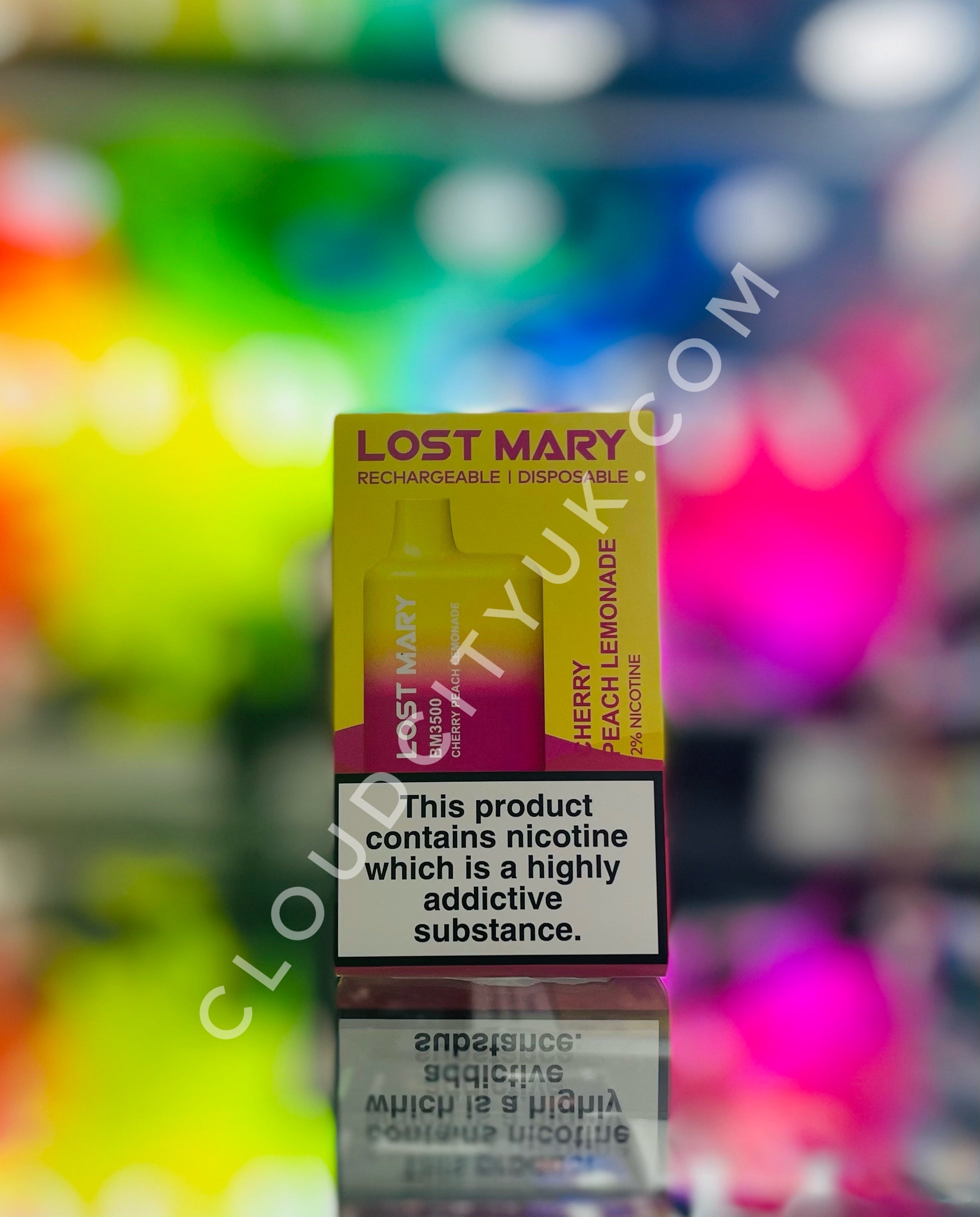 Lost Mary 3500 Disposable Vape Cherry Peach Lemonade | Cloud City UK.