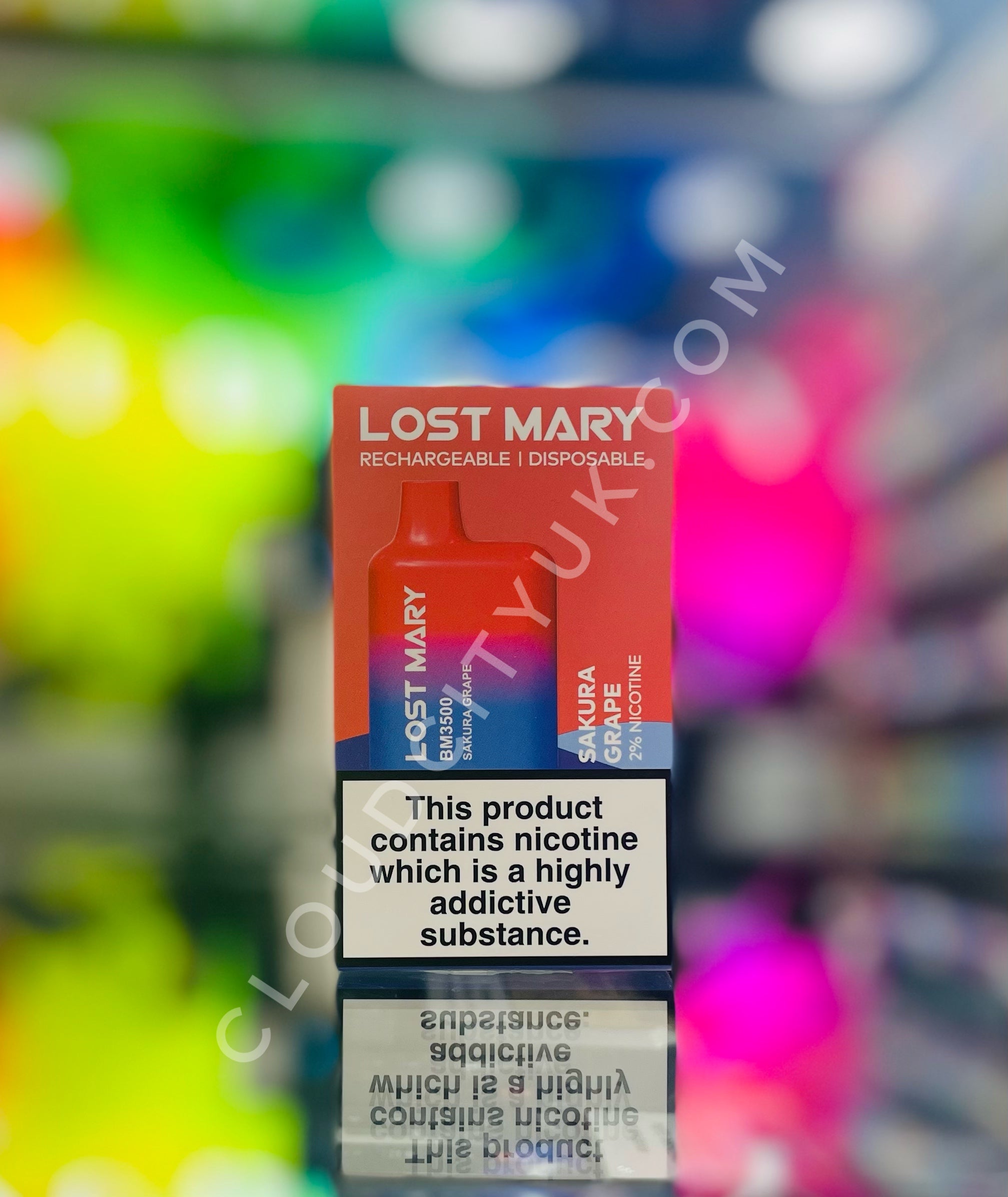 Lost Mary 3500 Disposable Vape Sakura Grape | Cloud City UK.