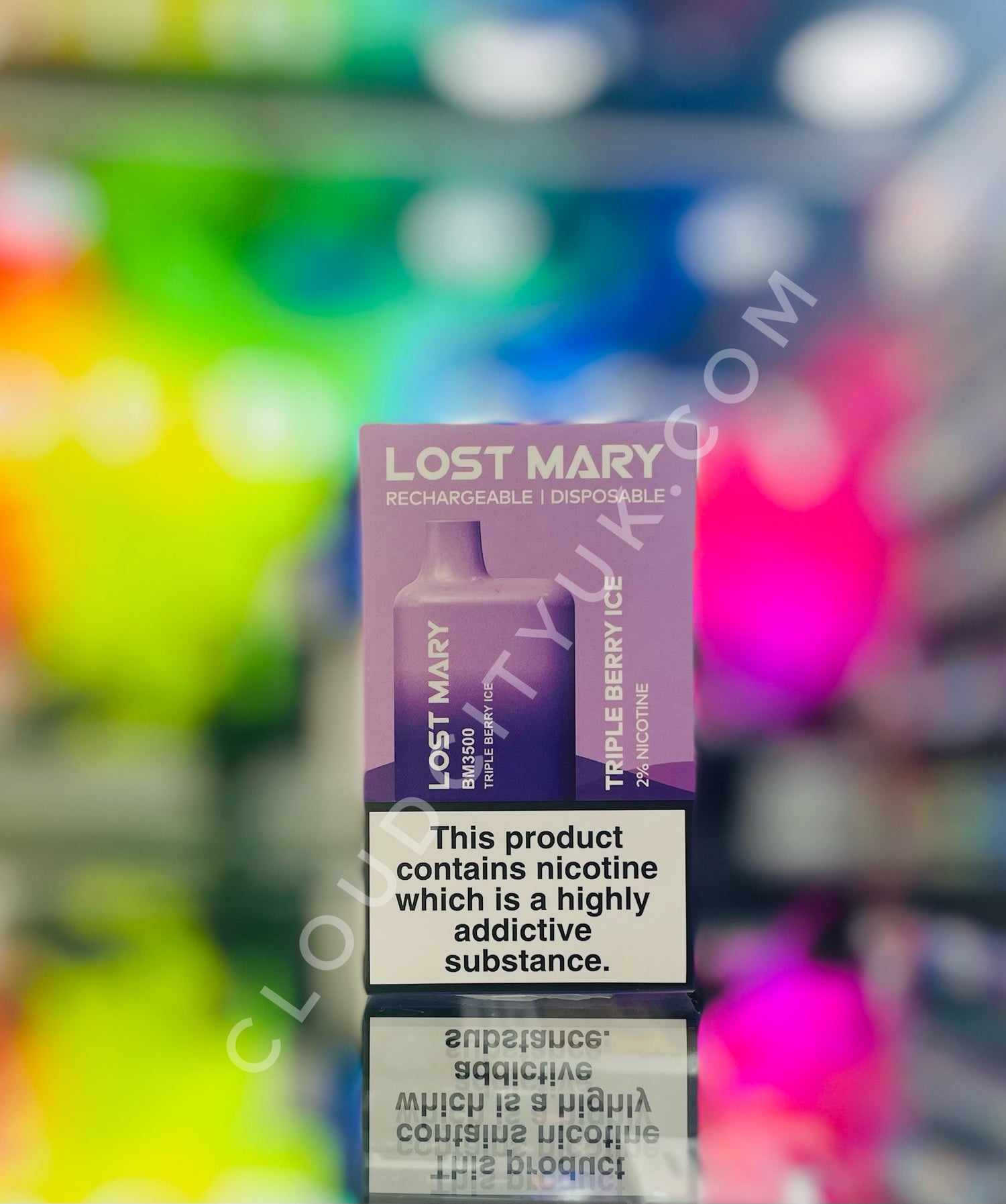 Lost Mary 3500 Disposable Vape Triple berry Ice | Cloud City UK.