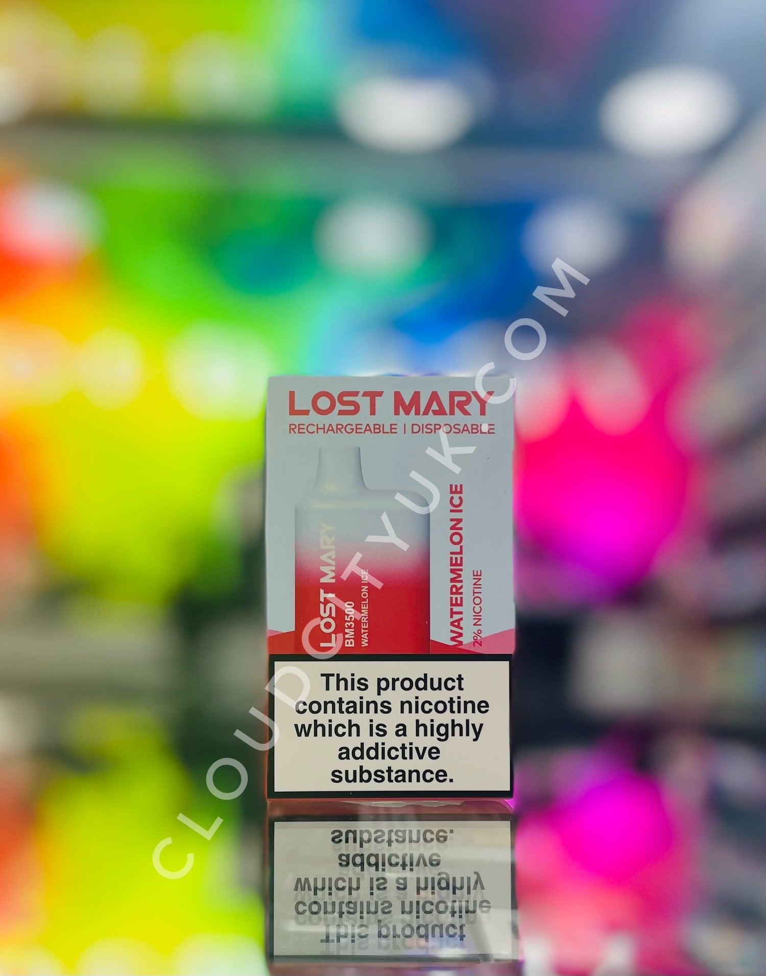 Lost Mary 3500 Disposable Vape Watermelon Ice | Cloud City UK.
