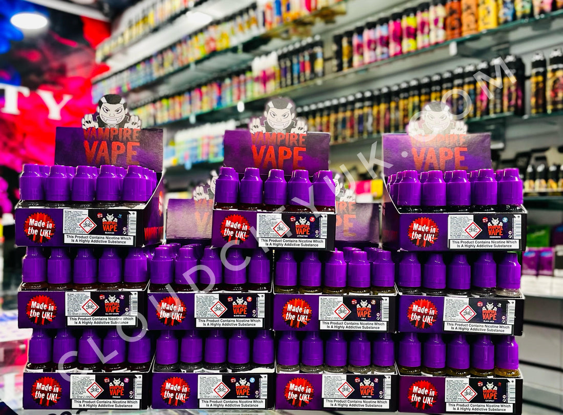 Vampire Vape 10ml Free Base 3mg Nicotine - Cloud City UK
