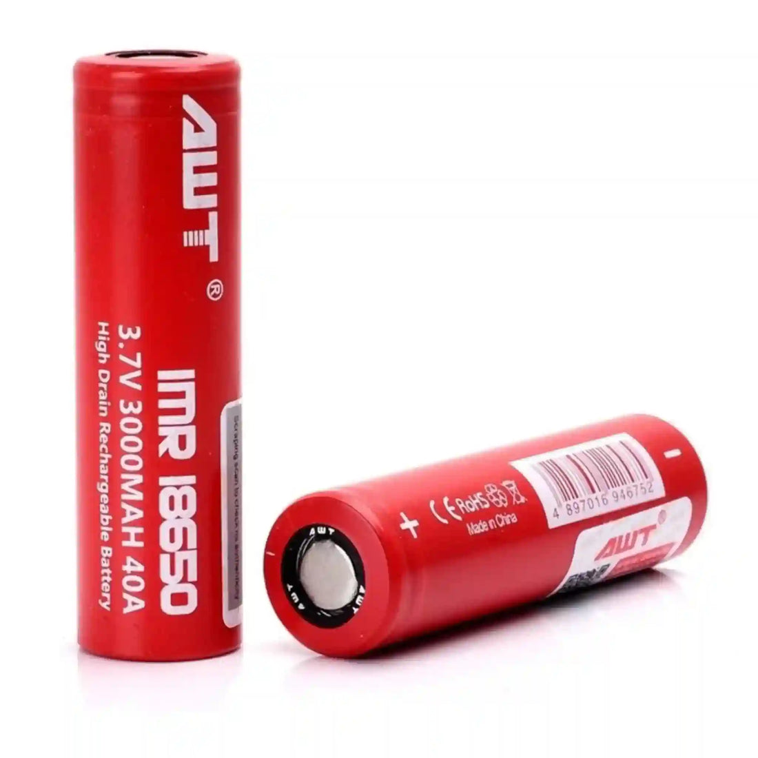 AWT 18650 3000MAH Vape Batteries | Cloud City UK.