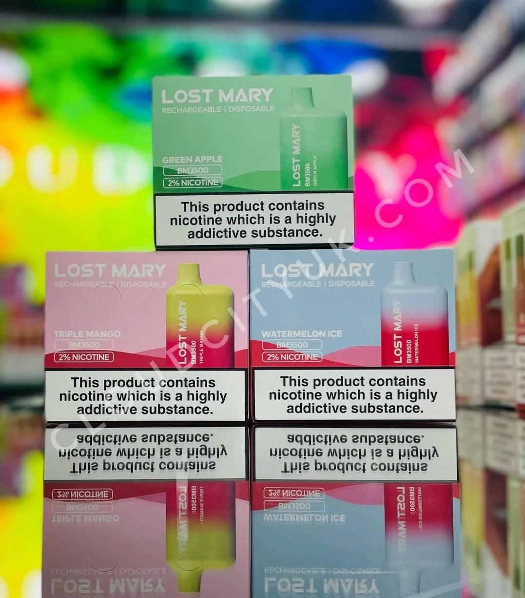 Lost Mary 3500 Rechargeable Disposable Vape | Cloud City UK.