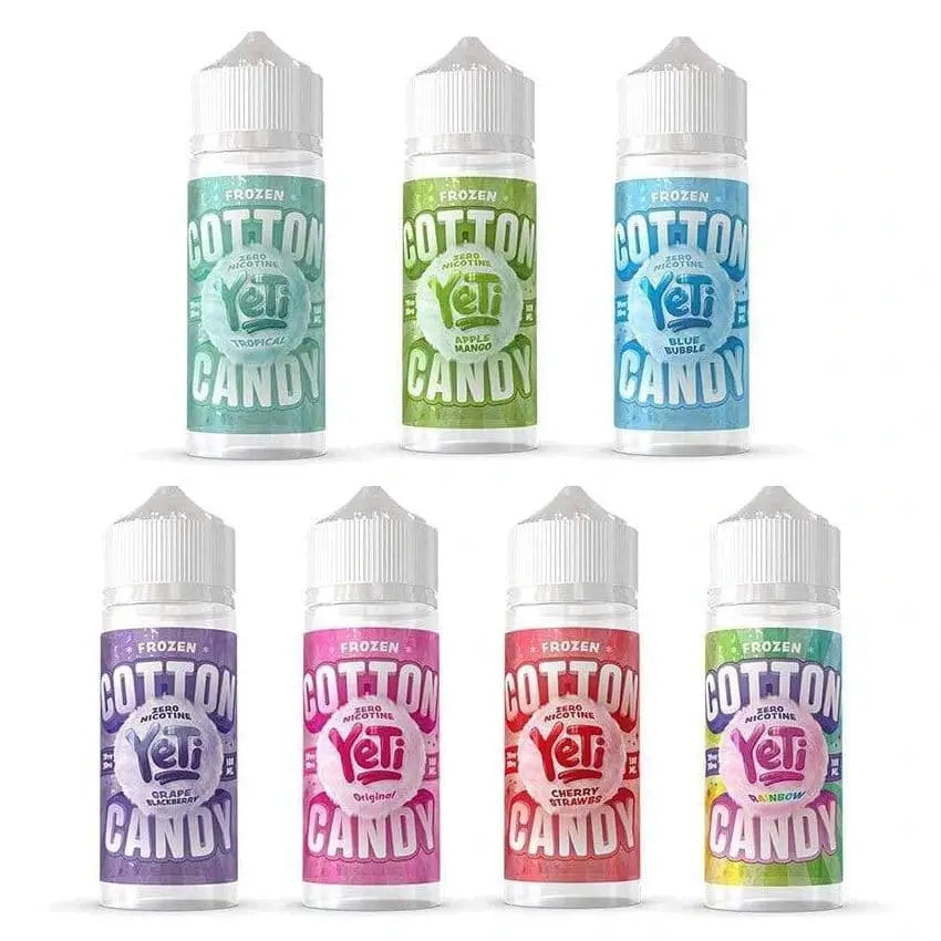 Yeti Frozen Cotton Candy E-Liquid Range - Cloud City UK